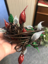 Load image into Gallery viewer, Holiday Glow Silicone Dipped Teeny Light Strand