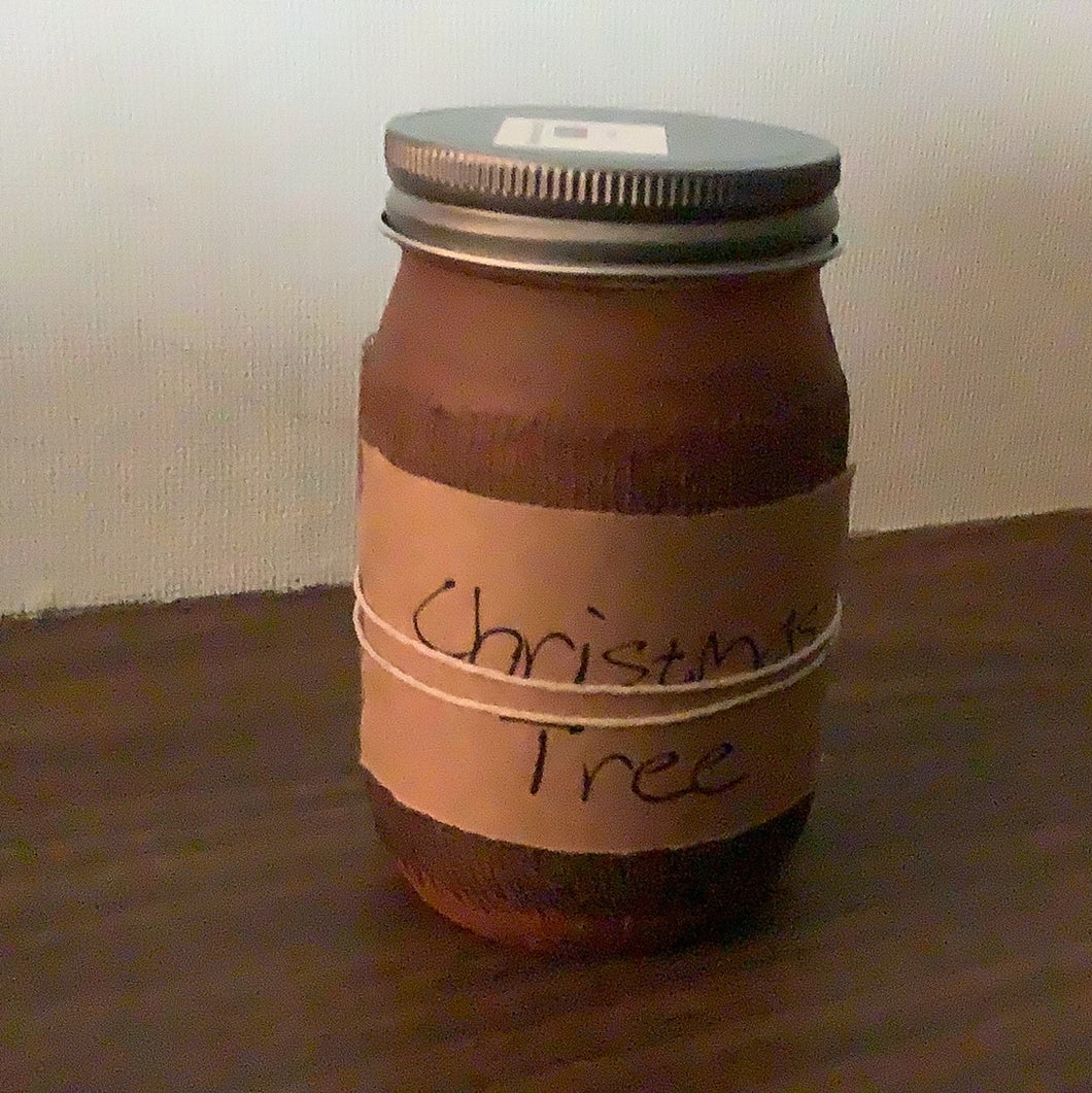 Christmas Tree 16 oz Jar Candle