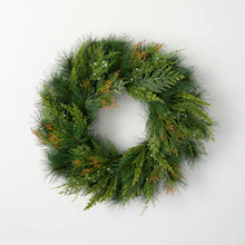Load image into Gallery viewer, Mixed Pine & Juniper Wreath
