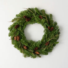 Load image into Gallery viewer, Soft Touch Pine Wreath