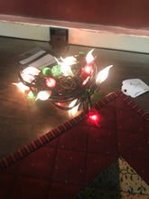 Load image into Gallery viewer, Holiday Glow Silicone Dipped Teeny Light Strand