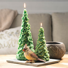Load image into Gallery viewer, Green Rhapsody Tree Candle Asstd 2