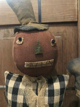 Load image into Gallery viewer, Oscar Fabric Hanging Pumpkin Man
