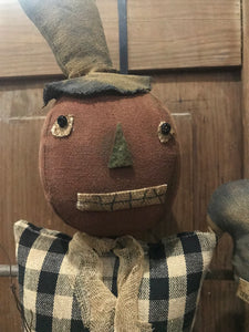 Oscar Fabric Hanging Pumpkin Man