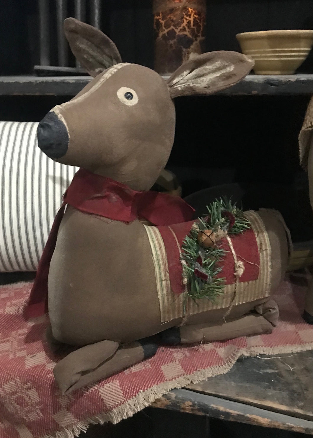 Belle Laying Fabric Doe