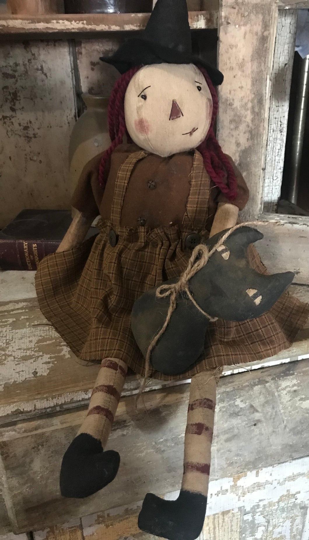 Annie Witch Fabric Doll