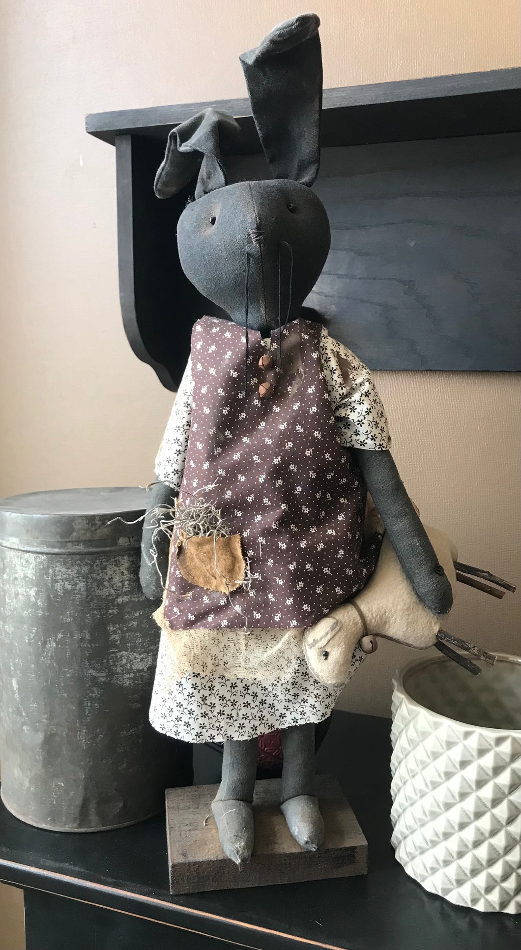 Susie Standing Fabric Rabbit & Sheep
