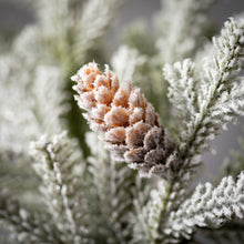Load image into Gallery viewer, Flocked Winter Pine Pick
