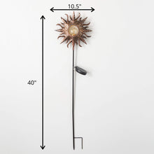 Load image into Gallery viewer, Sunburst Solar Yard Stake
