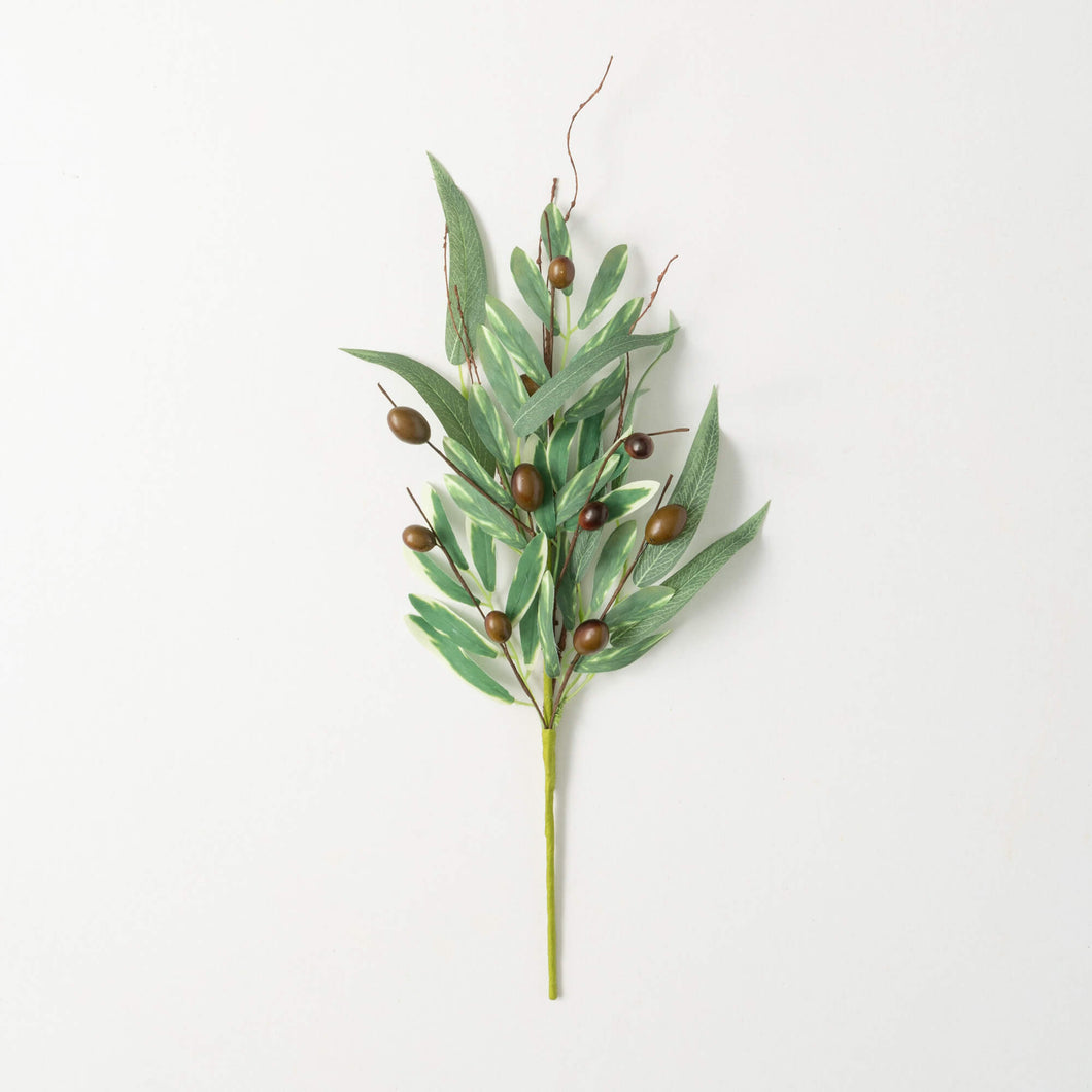 Rustic Olive Leaf Pick