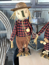 Load image into Gallery viewer, Mr. Scarecrow Fabric Standing Doll
