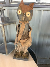 Load image into Gallery viewer, Mrs. Hoot Fabric Standing Owl
