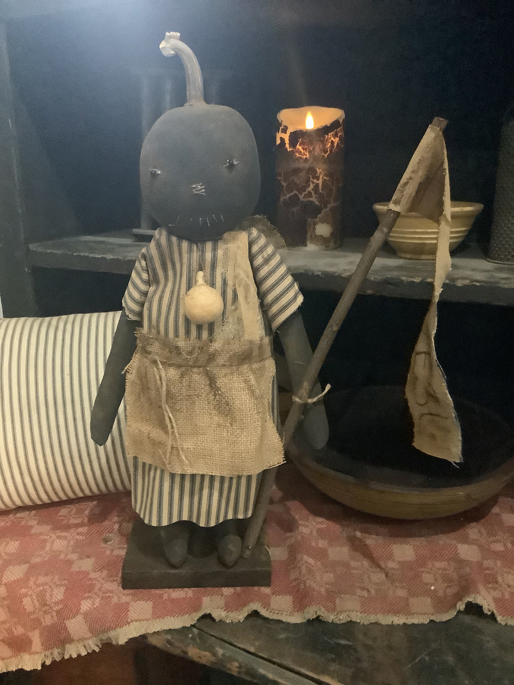 Millie Fabric Standing Pumpkin Gal