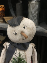 Load image into Gallery viewer, Mr. Snow Fabric Snowman
