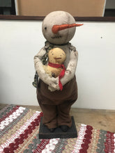 Load image into Gallery viewer, Sam Fabric Snowman
