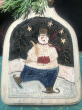 Load image into Gallery viewer, Moonlight Skate Hornbook Punch Needle
