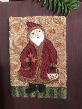 Load image into Gallery viewer, Santa’s Bucket Punch Needle Hornbook
