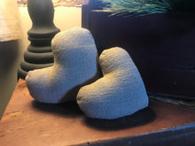 Load image into Gallery viewer, Tan Fabric Heart
