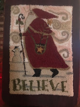 Load image into Gallery viewer, Believe Punchneedle Embroidery on Hornbook
