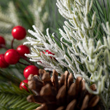 Load image into Gallery viewer, 24” Pine &amp; Berry Wreath
