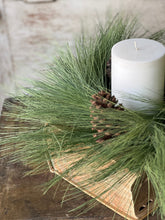 Load image into Gallery viewer, Loft Needle Pine Candle Ring 20”
