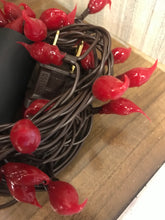 Load image into Gallery viewer, Burnt Red Silicone Dipped Teeny Light Strand
