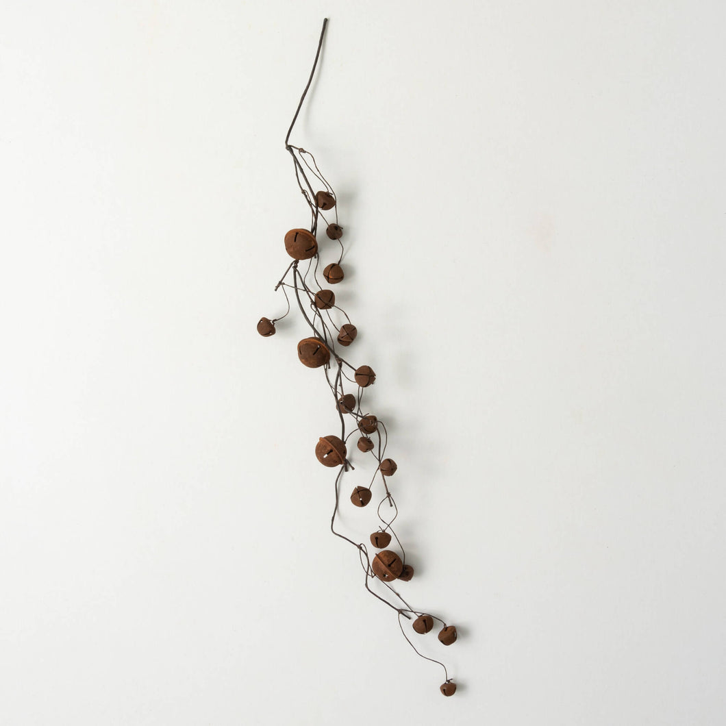 Rusty Jingle Bell Garland