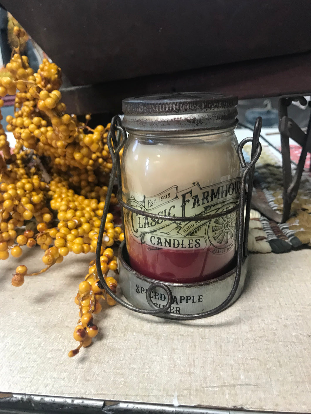 Spiced Apple Cider 16 oz Jar Candle