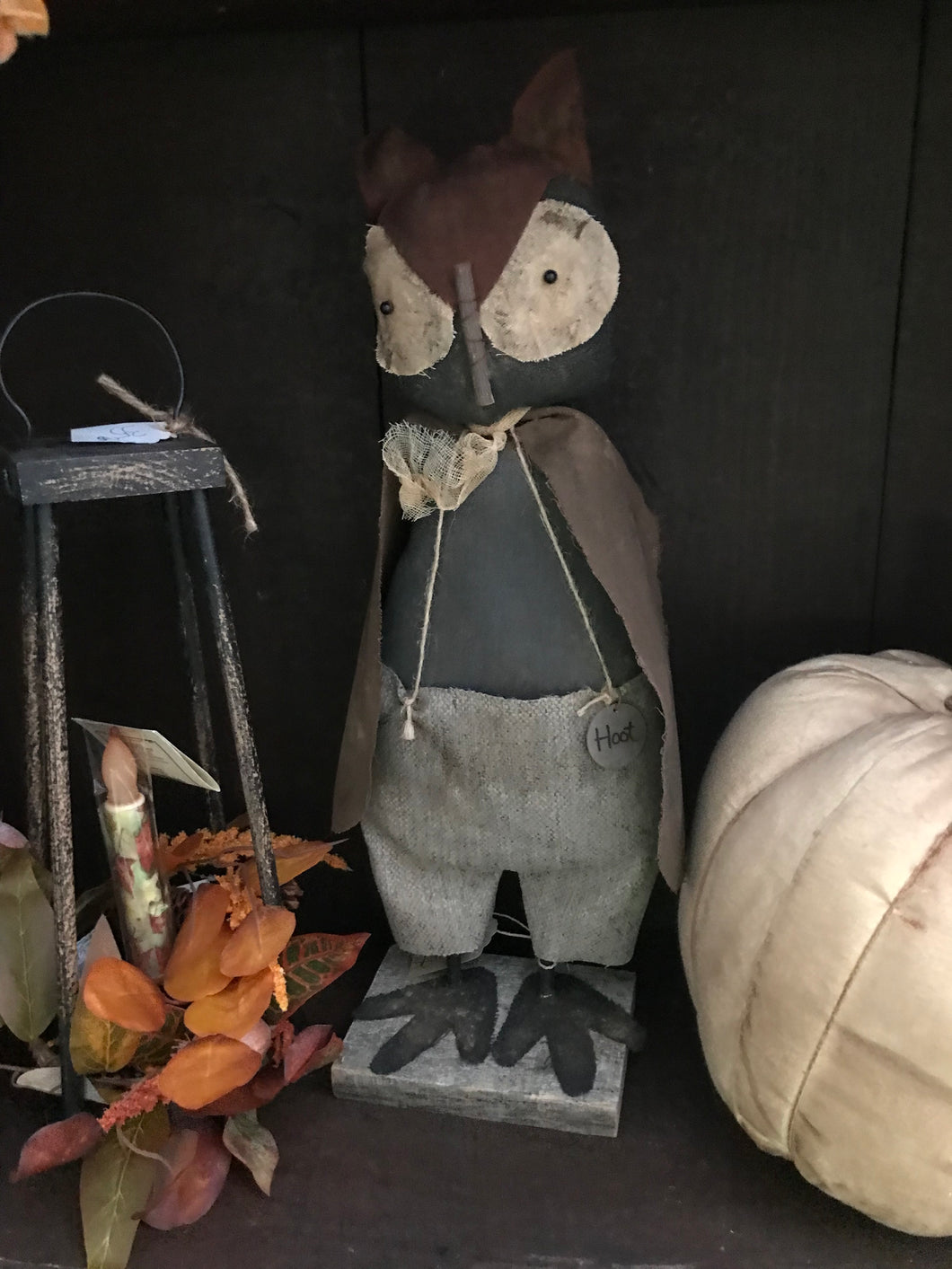 Hoot Standing Owl Doll