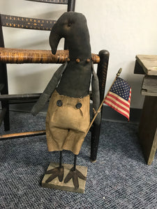 Wade Standing Crow Doll