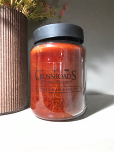 Crossroads Buttered Maple Syrup 26 oz Jar Candle
